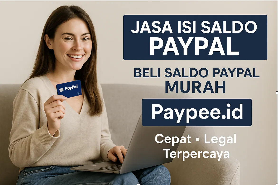 Jasa Isi Saldo PayPal Terpercaya & Beli Saldo PayPal Murah di Paypee.id